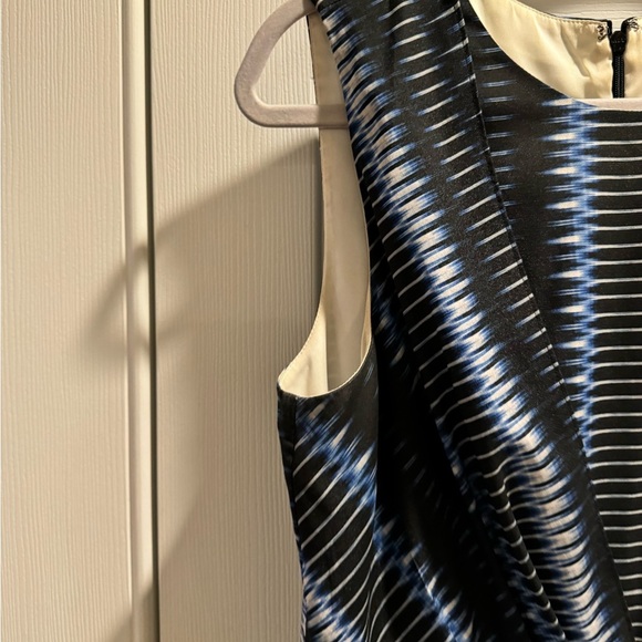 Tahari Multicolor Asymmetrical Dress sleeveless - Picture 5 of 6